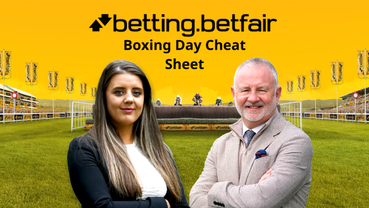 Betfair horse racing cheat sheet for Boxing Day
